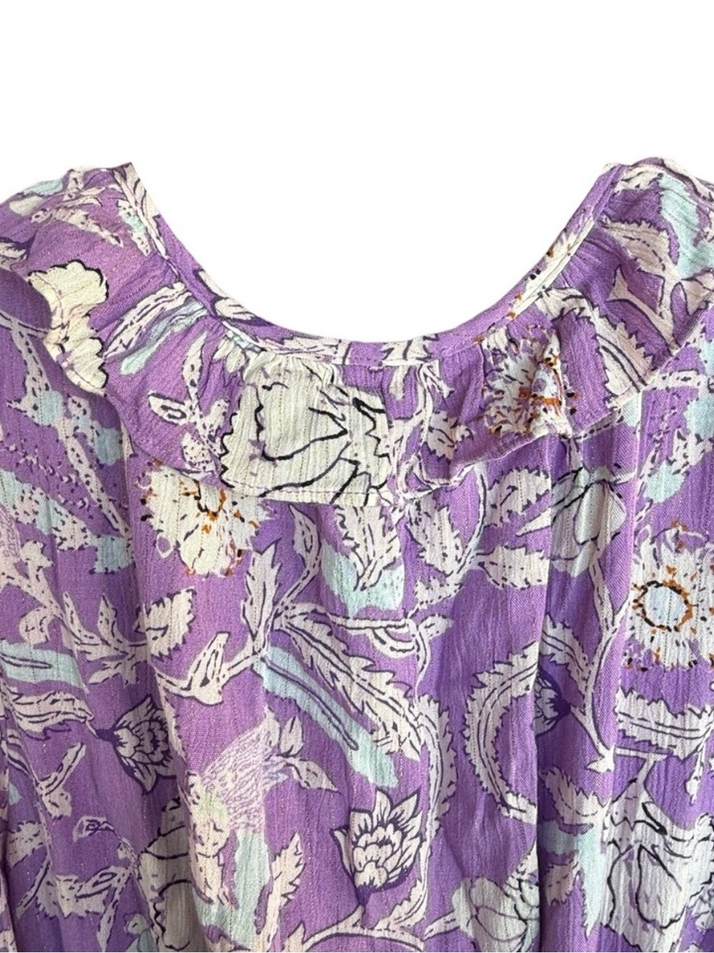 Lavender Floral Dress - Picture 6 of 12